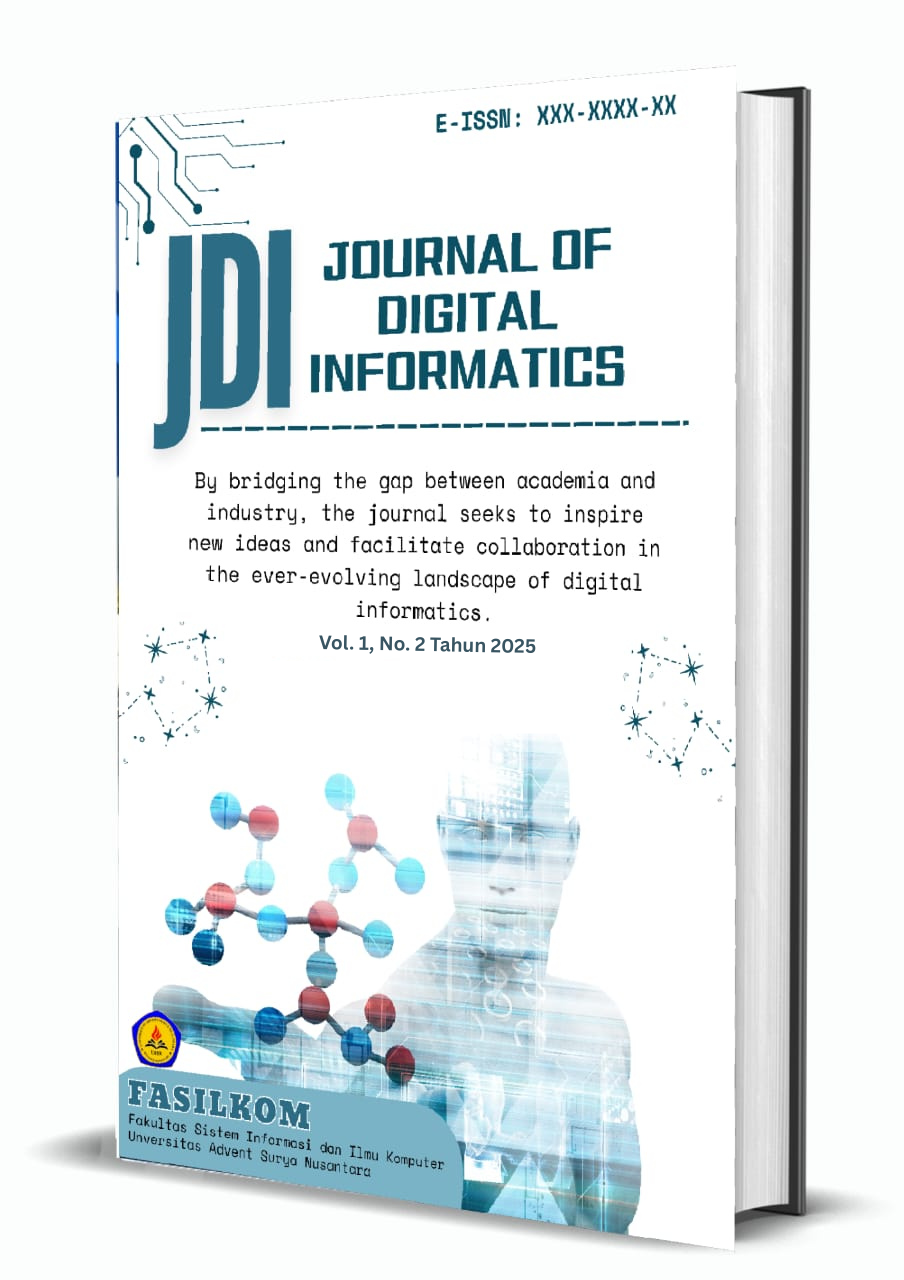 					View Vol. 1 No. 2 (2025): Journal of Digital Informatics
				